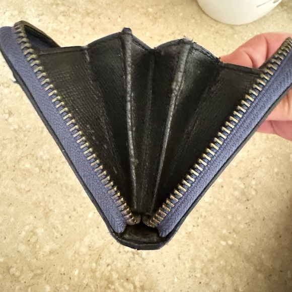 Coach F53426 Star Canyon Quinn Limited Edition Black/Blue Leather Wallet - Picture 7 of 16